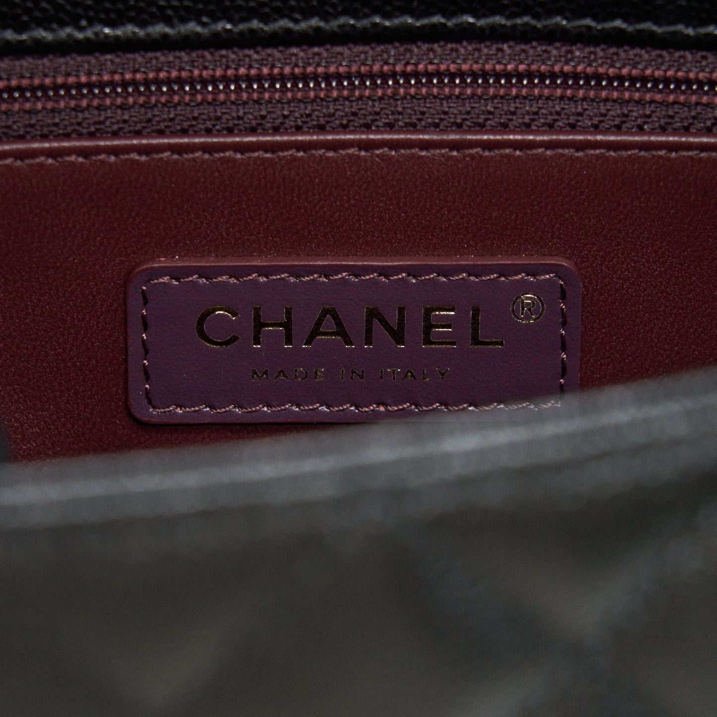 Chanel Small Coco Handle 24cm Caviar Black ( Microchip)