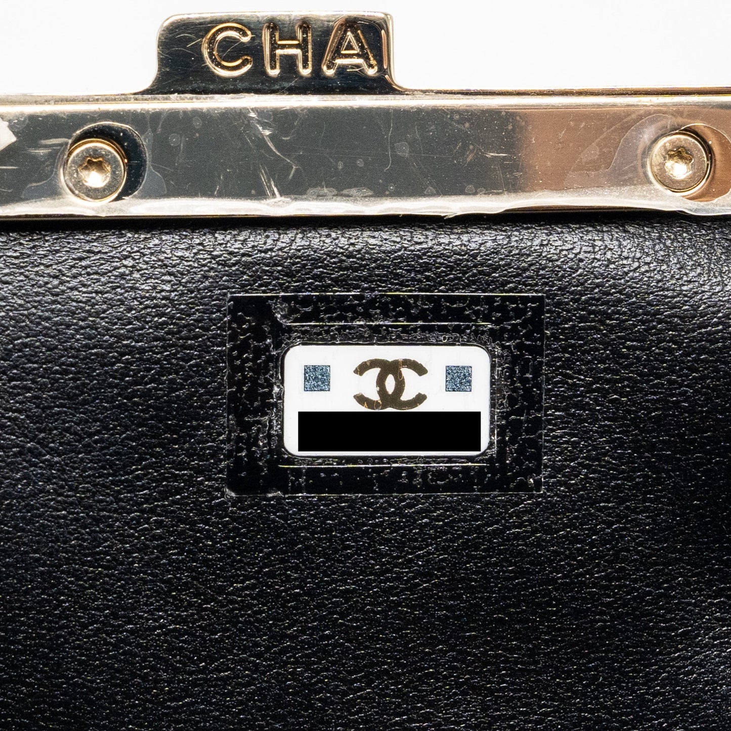 Chanel Quilted Mini Clip Purse With Chain Aged Calfskin Black L (microchip)