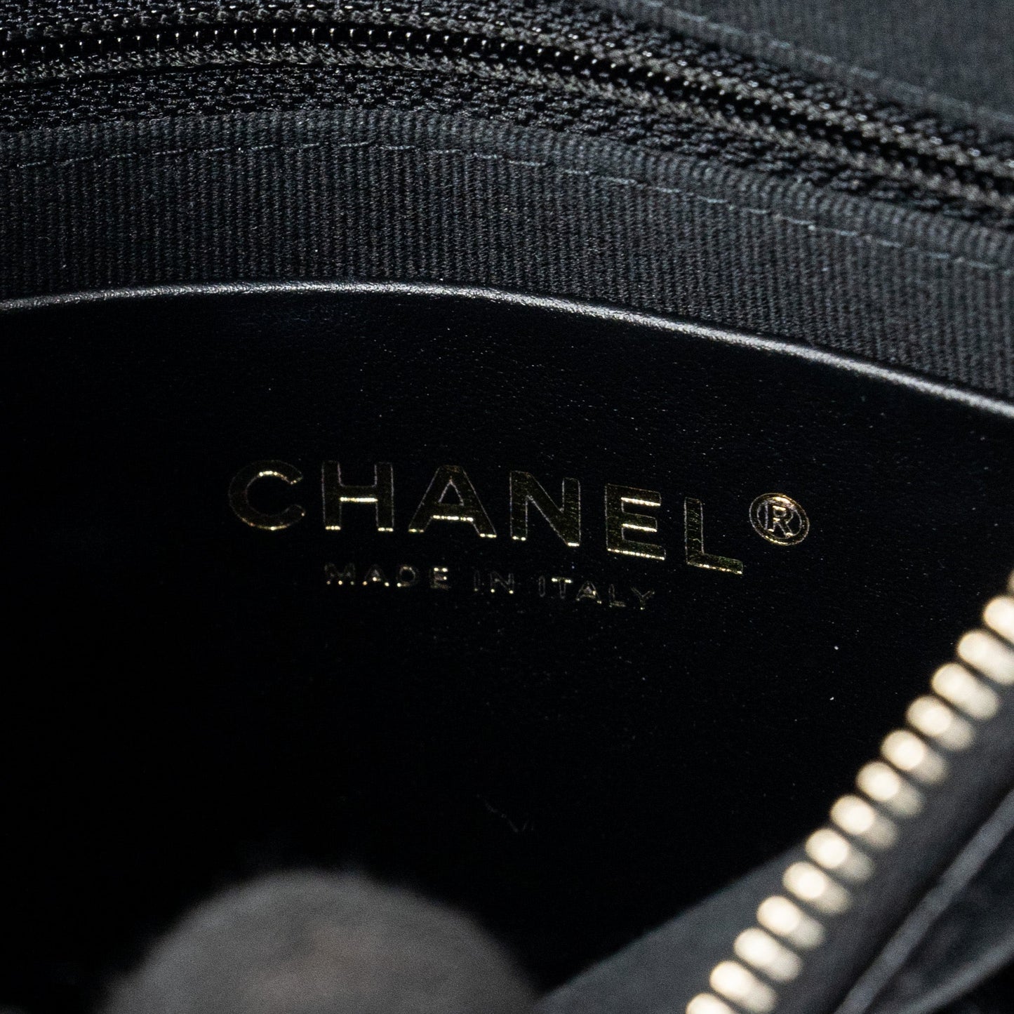 Chanel Hobo Shoulder Bag Lambskin Black (Microchip)