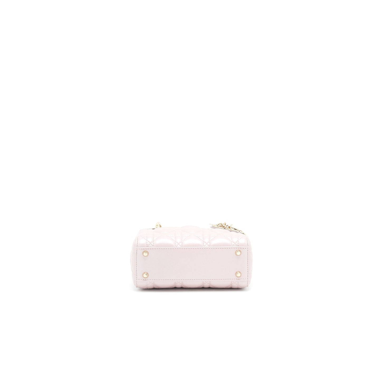 Dior Lady Dior Mini Tote Purse Pink with