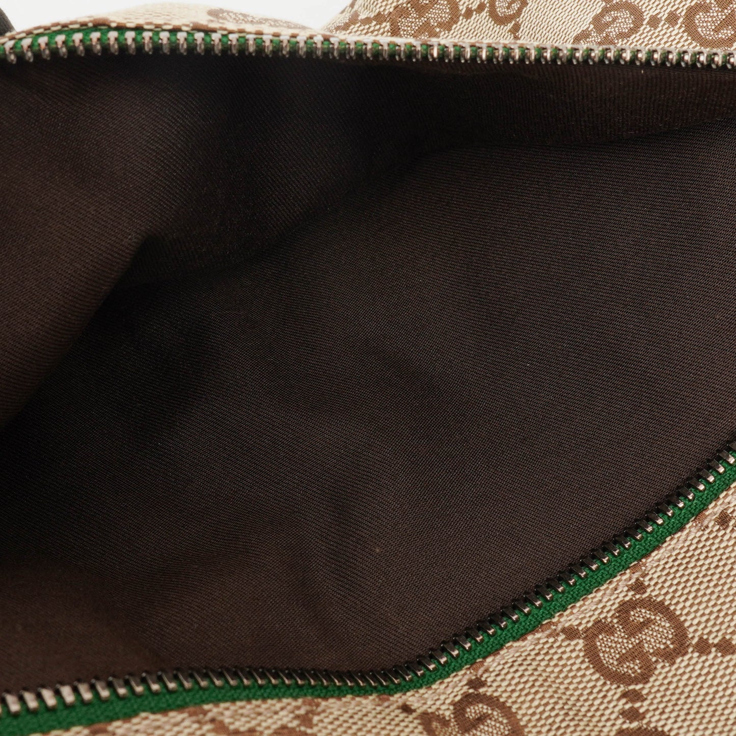Gucci GG Multicolour Beige/Green Monogram Canvas Belt Bag