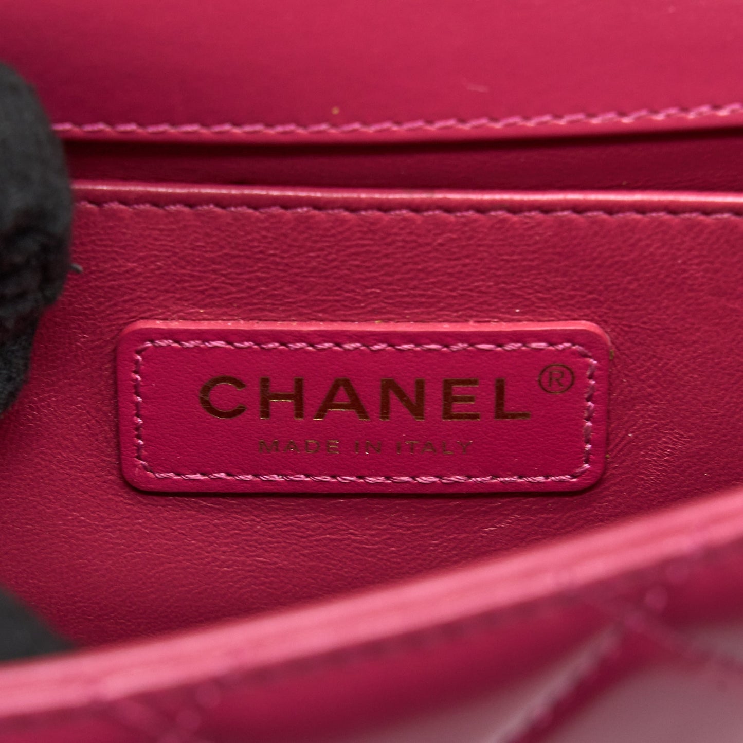 Chanel 21A Small Gold Crush Flap Bag Calfskin Raspberry Pink Brushed (Microchip)