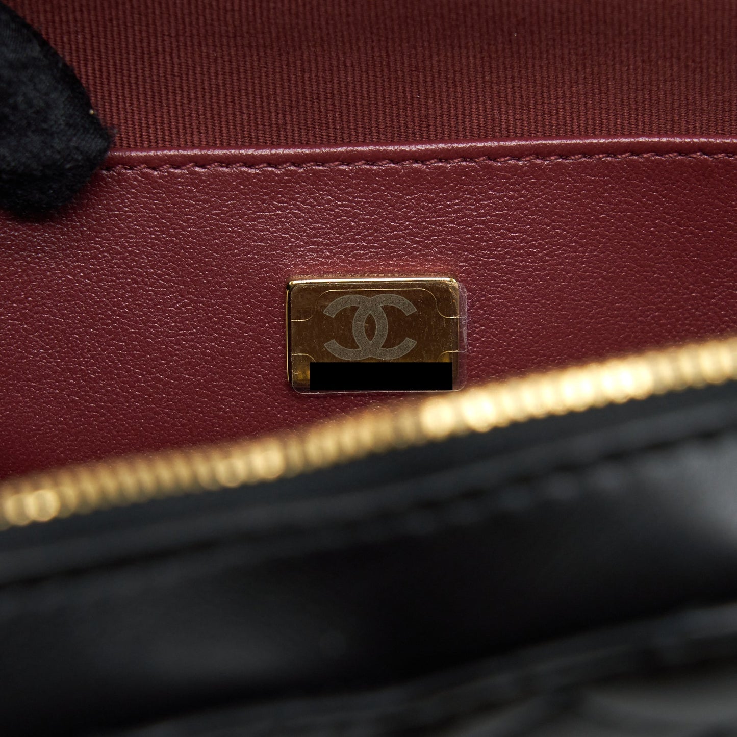 Chanel 22S Heart Bag Lambskin Black L