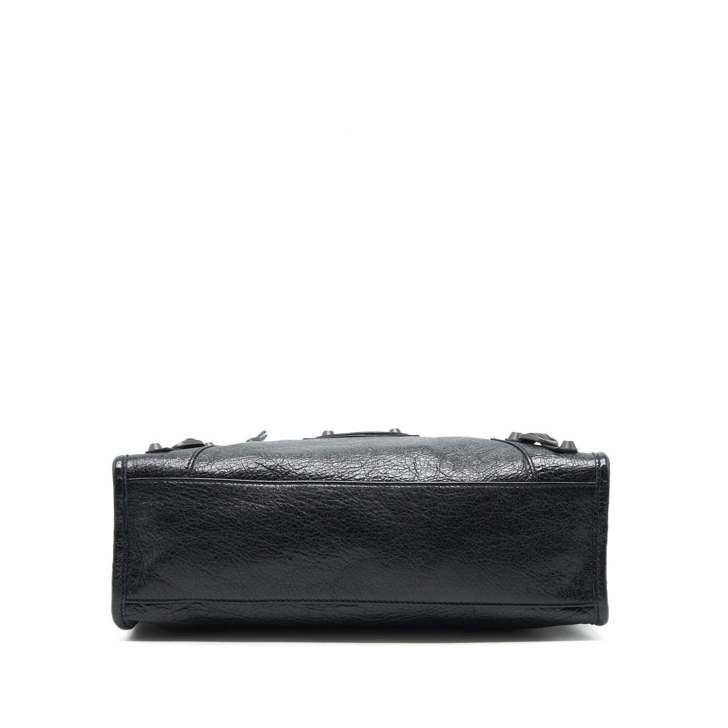Balenciaga Small Classic City Crossbody Purse black with Logo print strap
