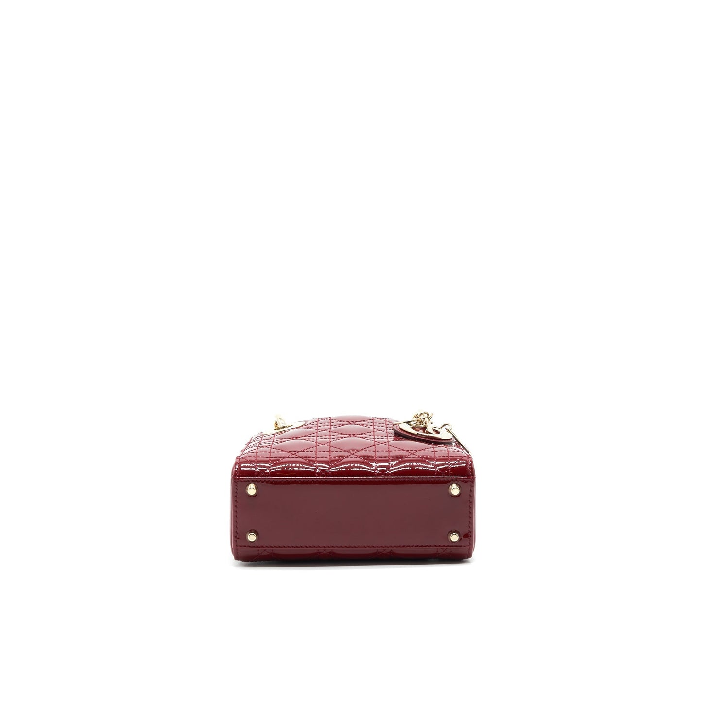 Dior Mini Lady Dior Patent leather Red with