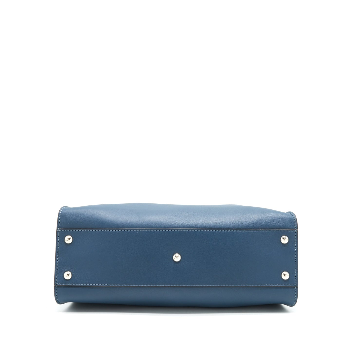 Fendi Medium Peekaboo Purse dark blue Multi colour Hardware