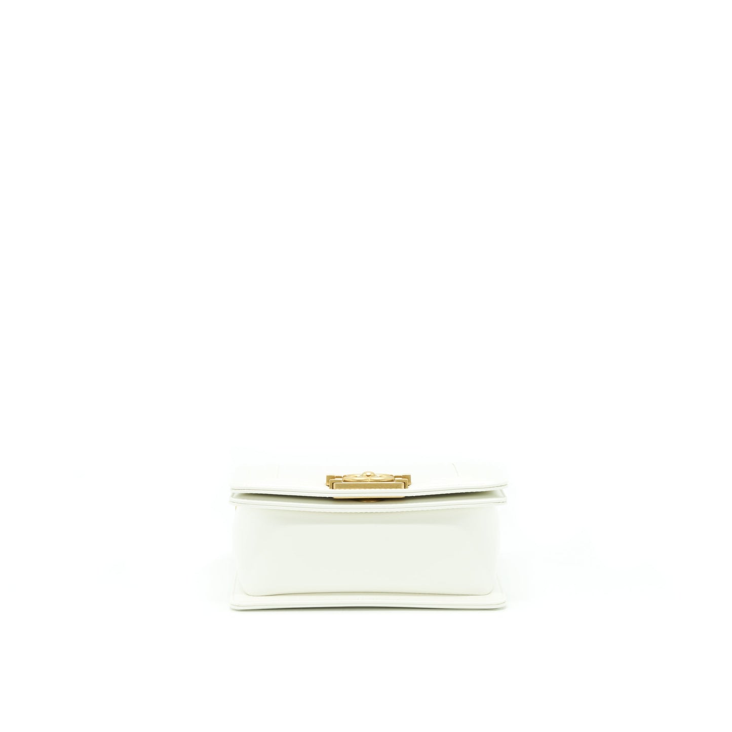 Chanel Mini Boy Handbag Calfskin White