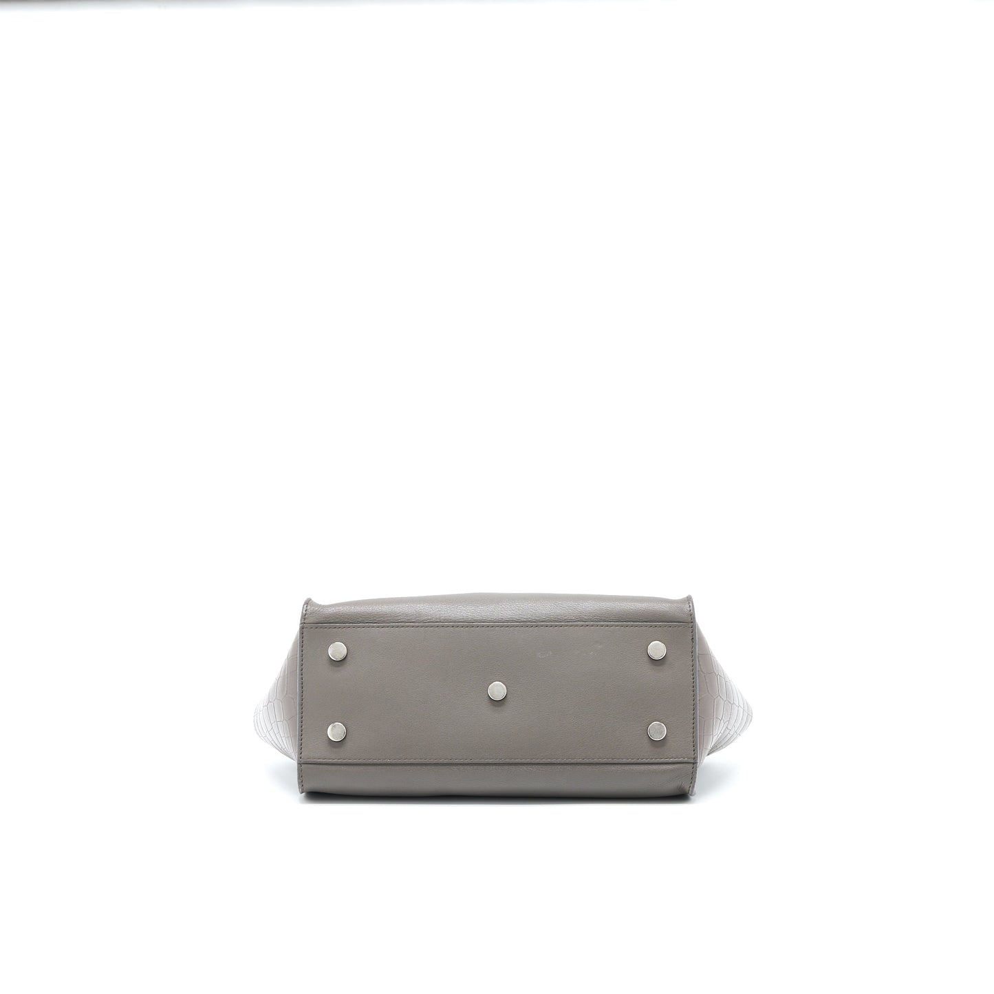 Saint Laurent Cabas Tote Purse Grey