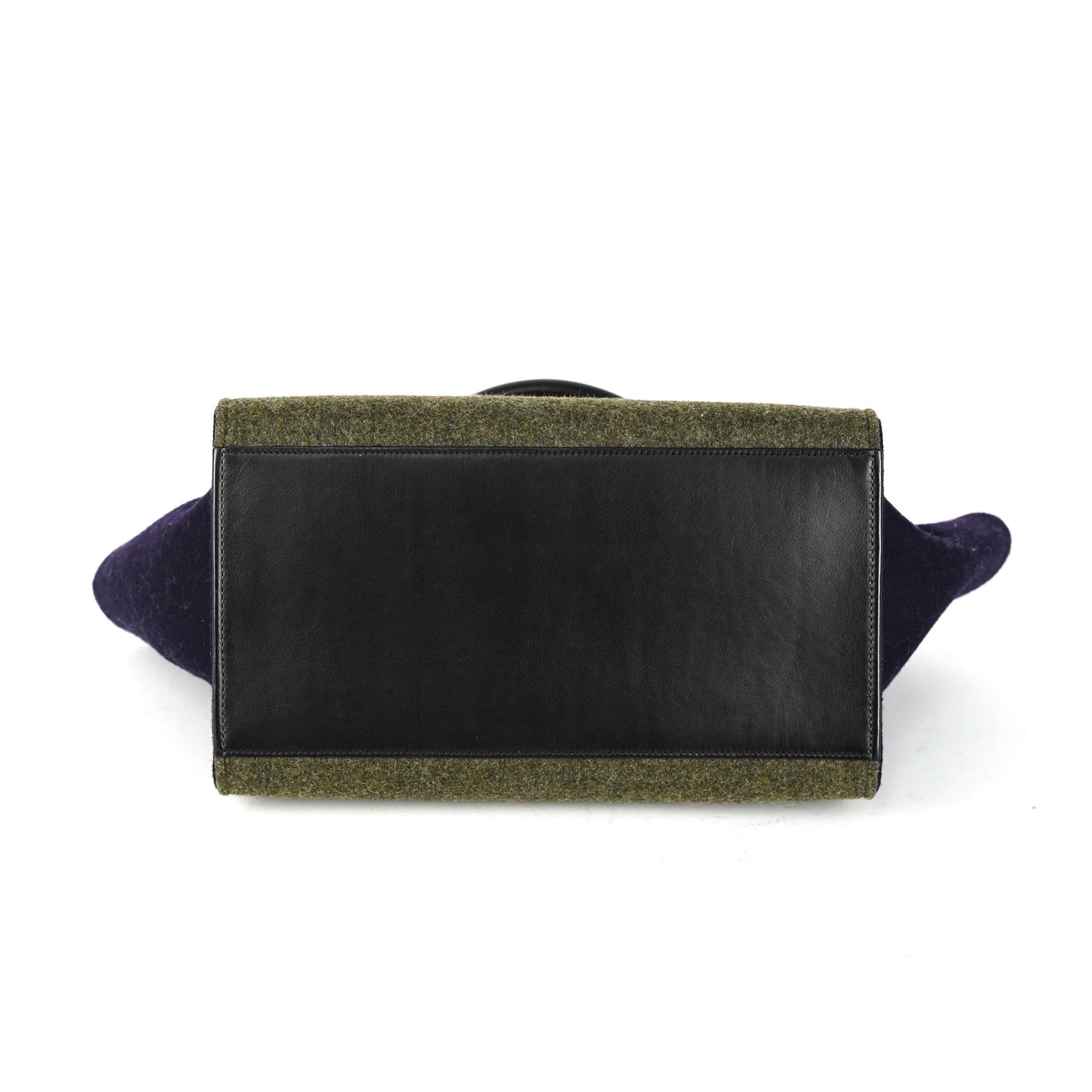 Luxury CELINE Trapeze Khaki and Navy Bag