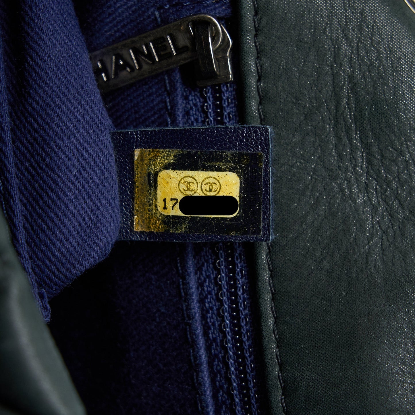 Chanel Quilted Flap Bag Iridescent Calfskin Dark Green Ruthenium
