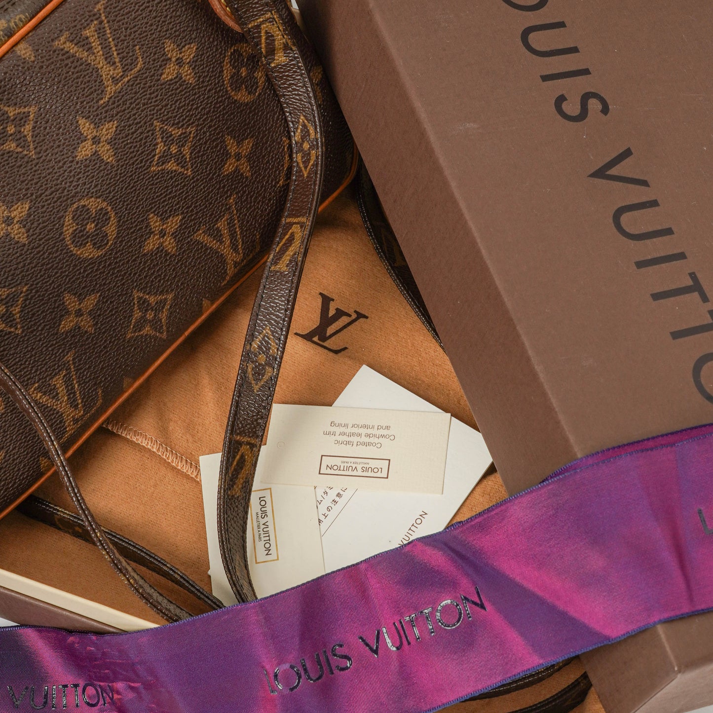 Louis Vuitton Monogram Canvas Marly Bandouliere Pochette Bag