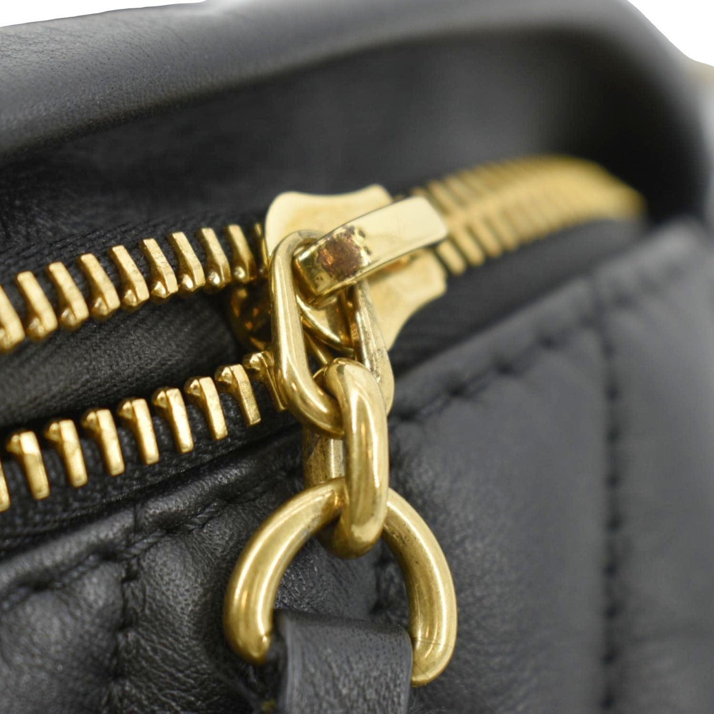 LOUIS VUITTON New Wave Quilted Leather Bumbag Black