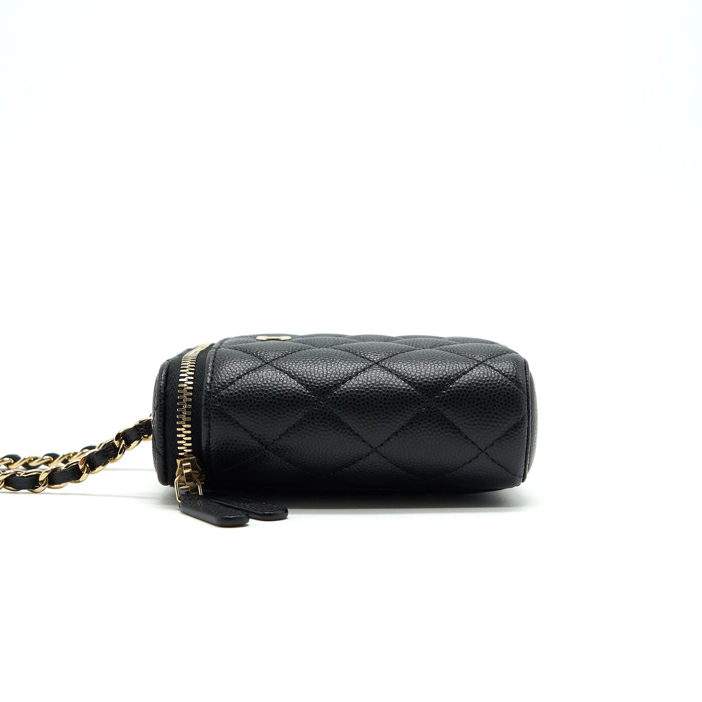 Chanel Long Vanity on Chain Caviar Black LGHW Handbag