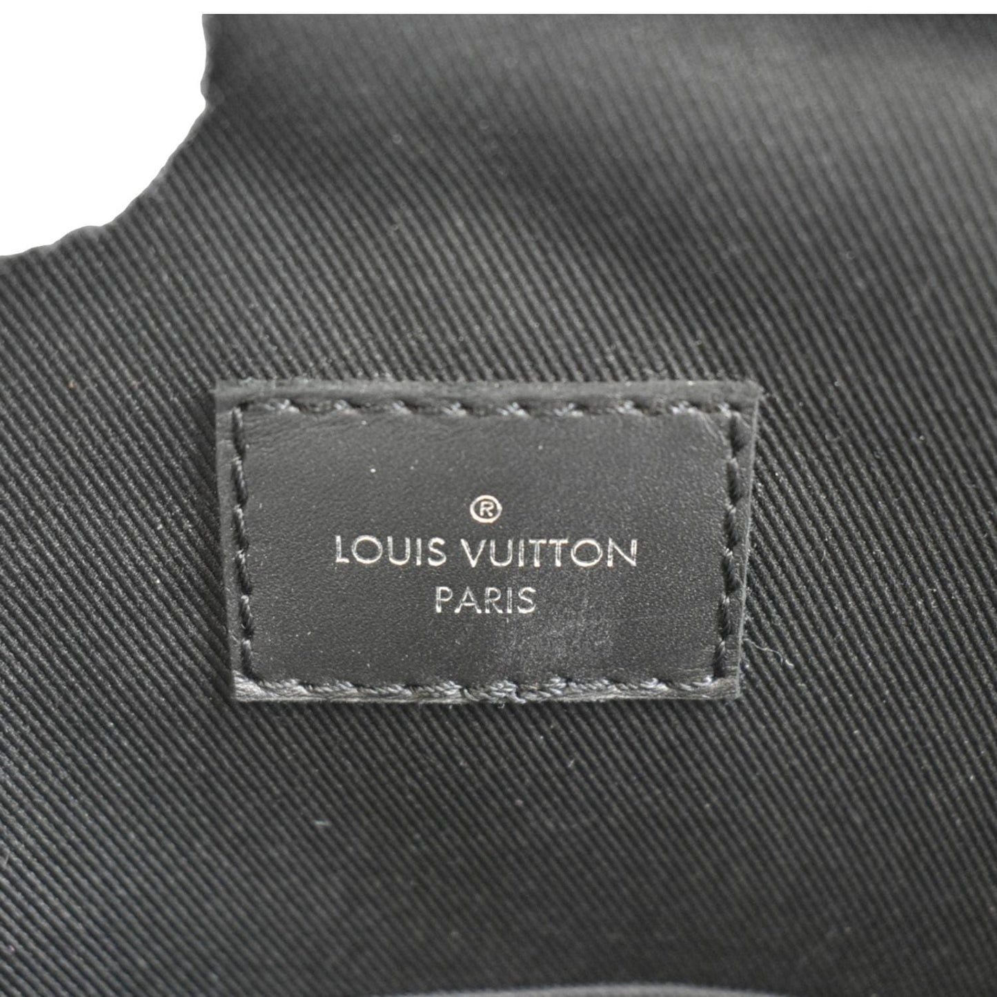 LOUIS VUITTON Avenue Sling Damier Infini Leather Backpack Bag Black