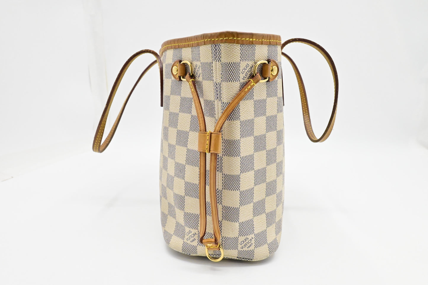 Louis Vuitton Neverfull PM in Damier Azur Canvas