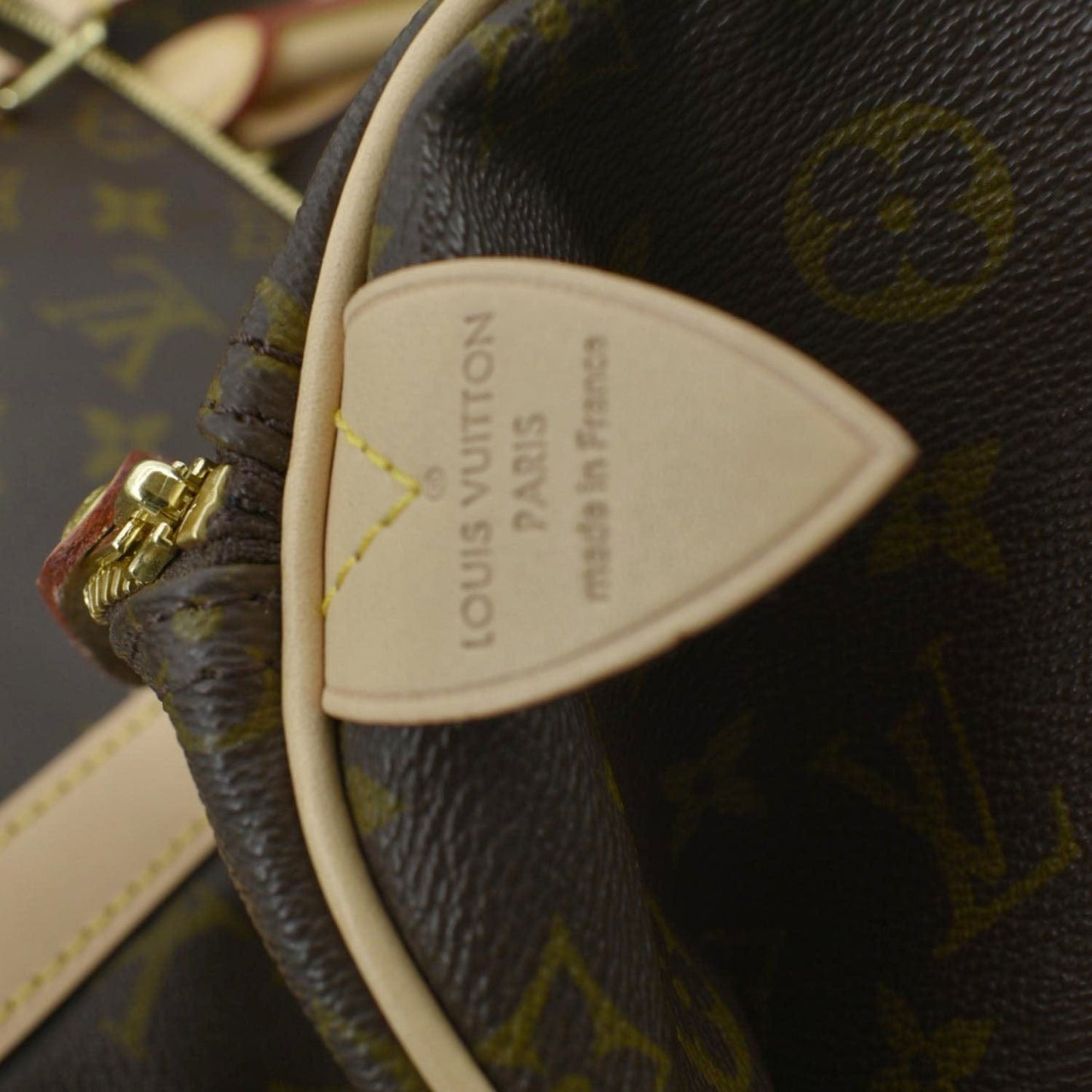LOUIS VUITTON Keepall 55 Monogram Canvas Travel Bag Brown
