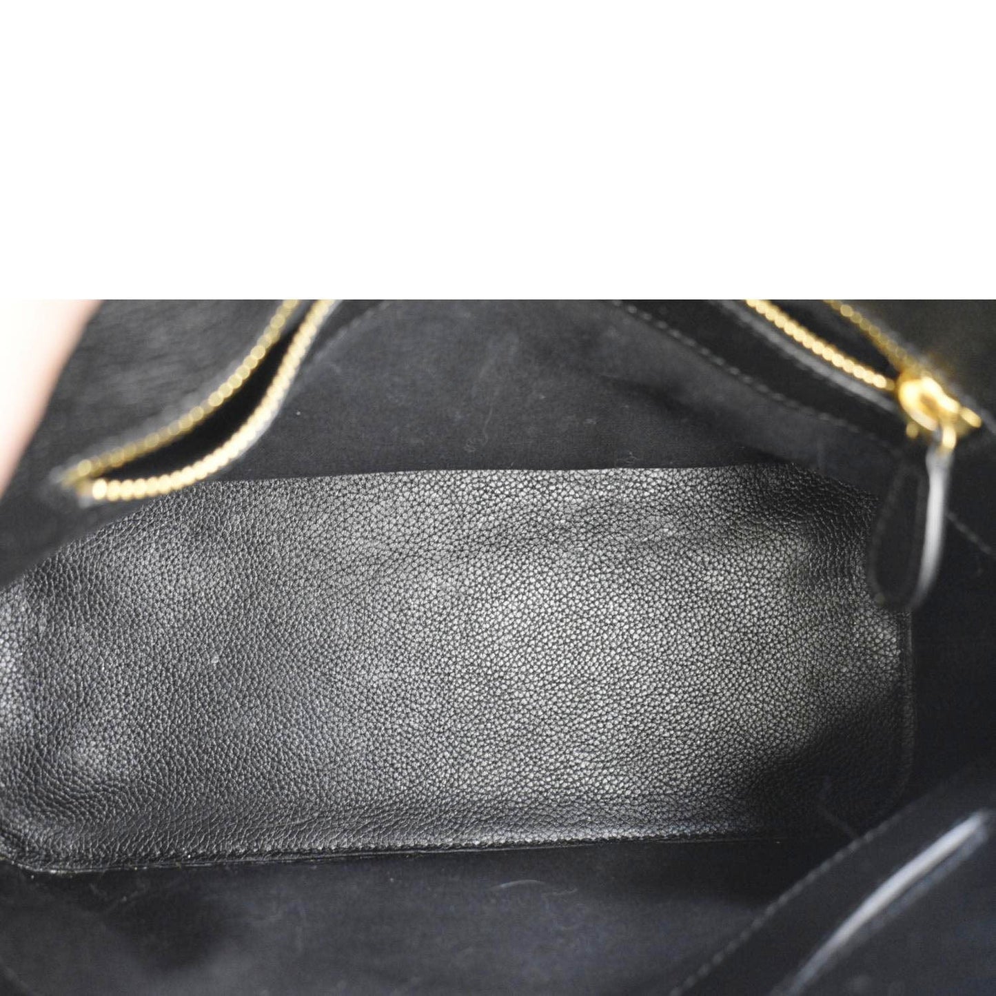BALENCIAGA Ville Top Handle Grained Leather Crossbody Bag Black