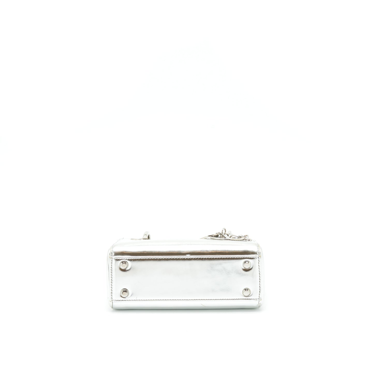 Dior Mini Lady Dior Metallic Silver