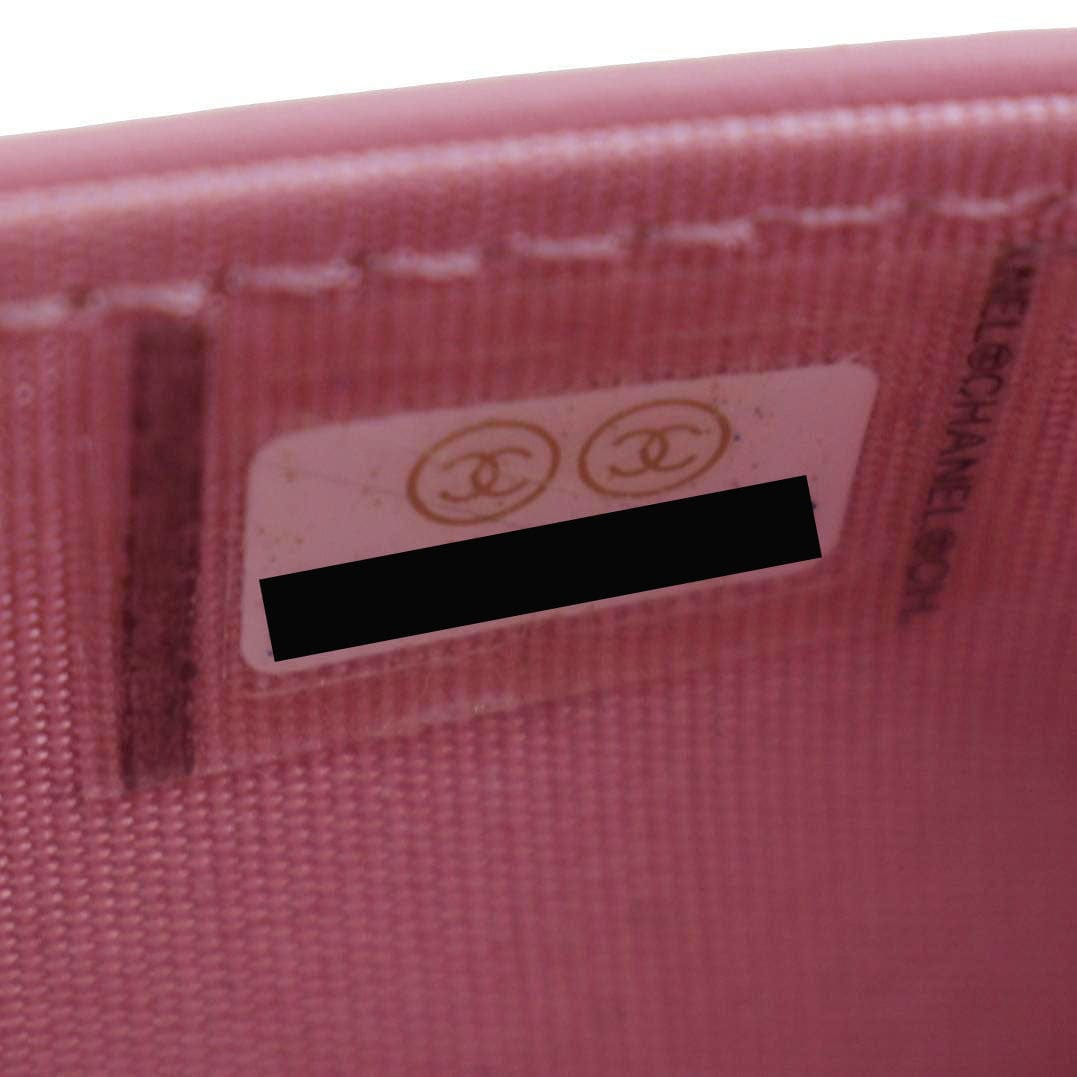 CHANEL Boy Flap Quilted Leather Shoulder Bag Pink