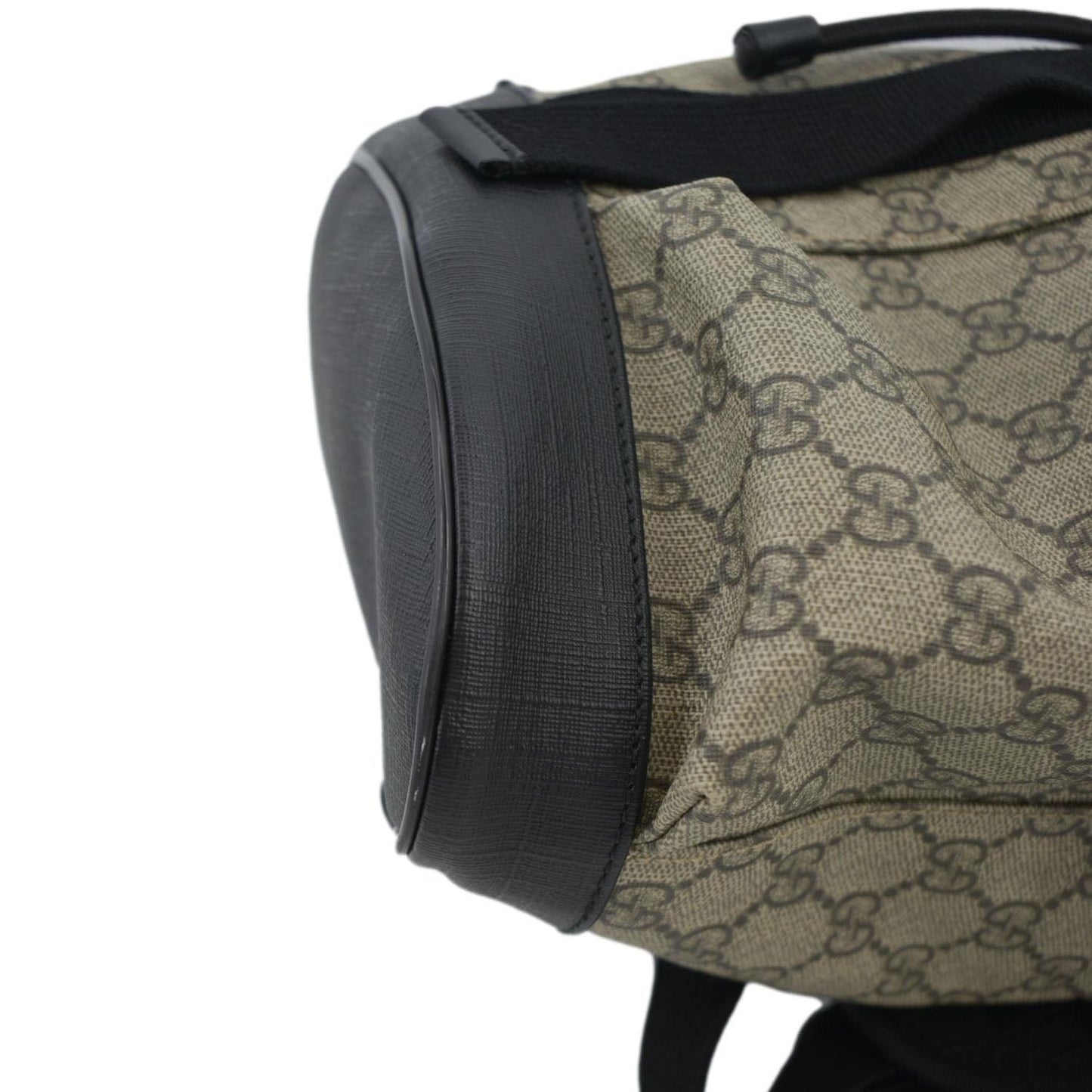 GUCCI Soft GG Supreme Canvas Backpack Bag Beige
