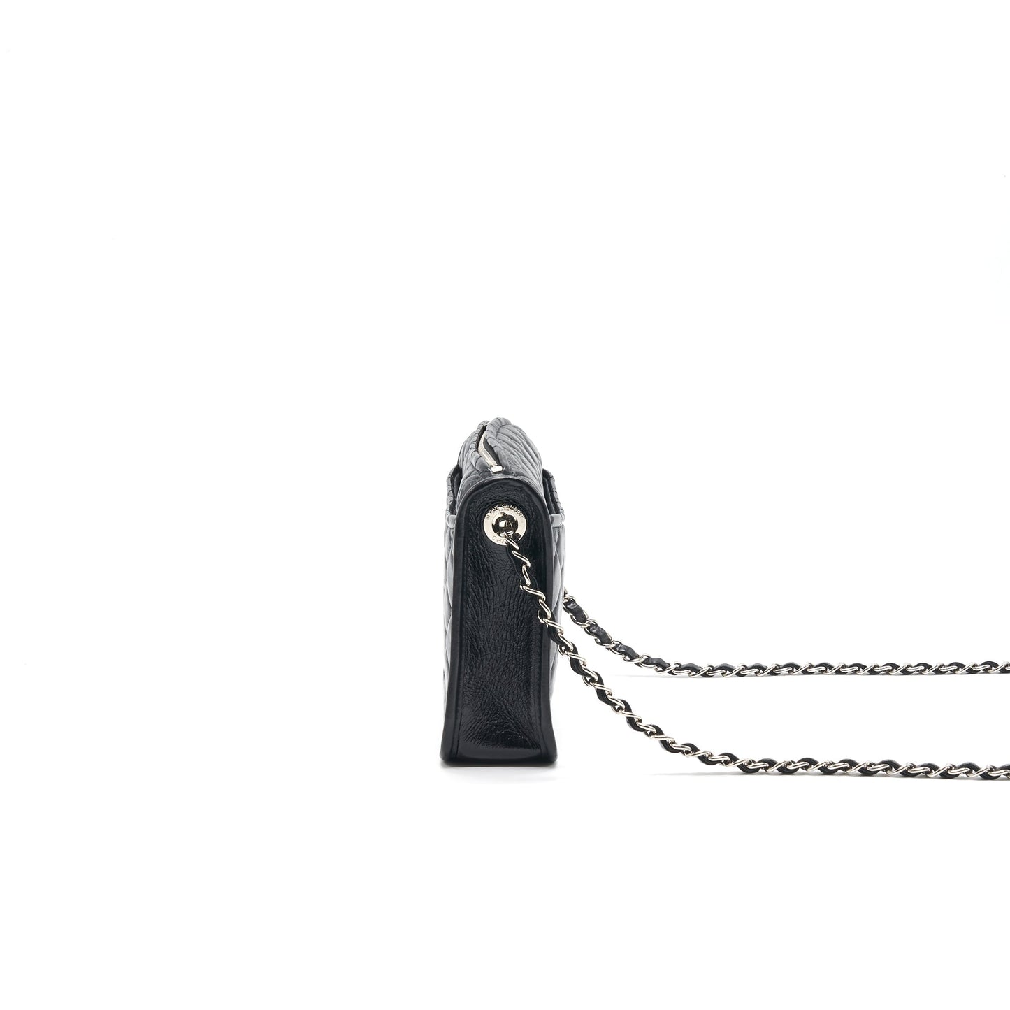 Chanel 18B Calfskin Camera Case Black SHW Handbag