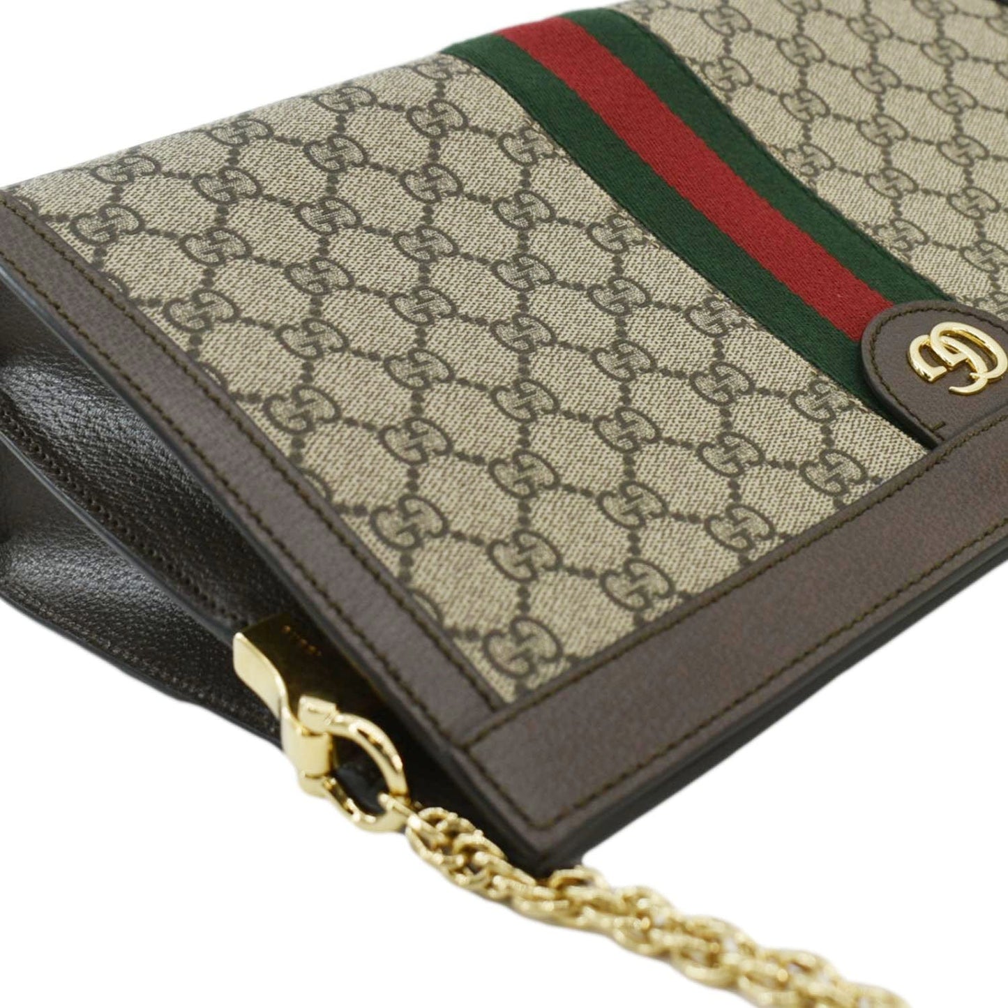 GUCCI Ophidia Medium GG Supreme Canvas Shoulder Bag Beige 503876