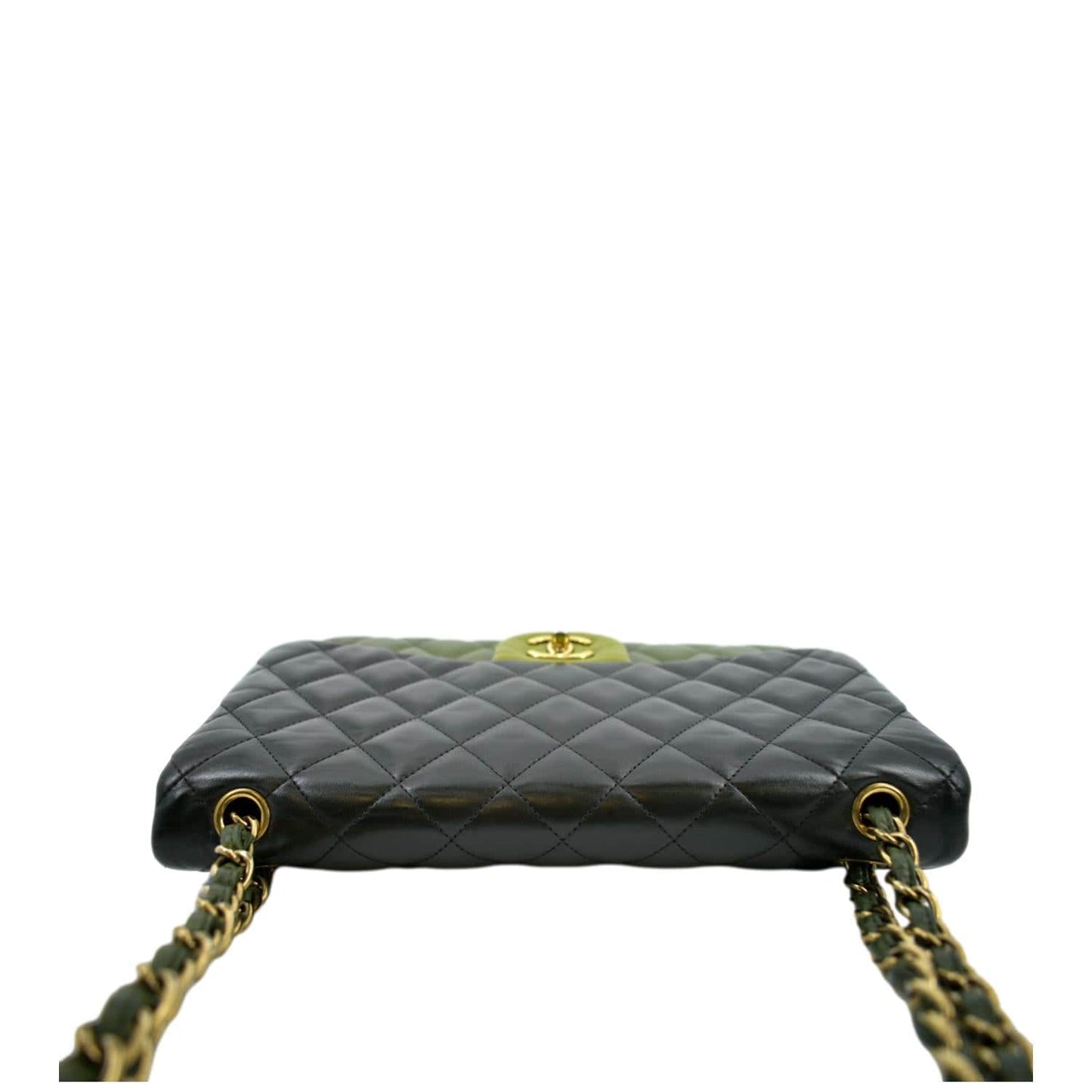 Chanel Classic Jumbo Double Flap Quilted Leather Shoulder Bag Black