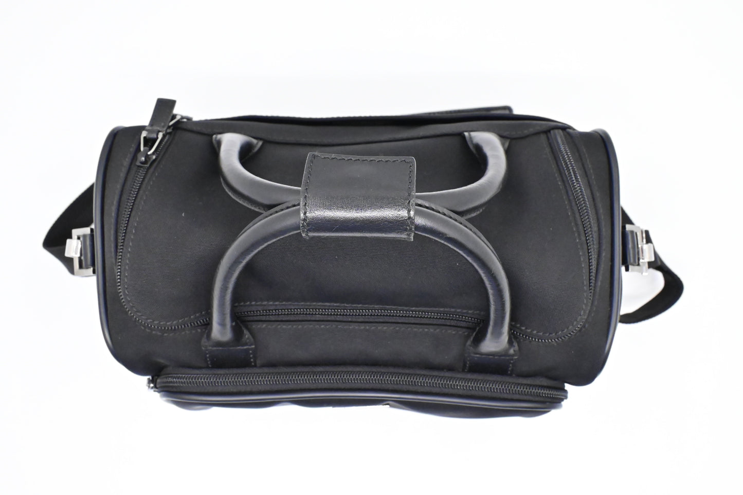 Gucci Cosmetic Shoulder Bag in Black Canvas