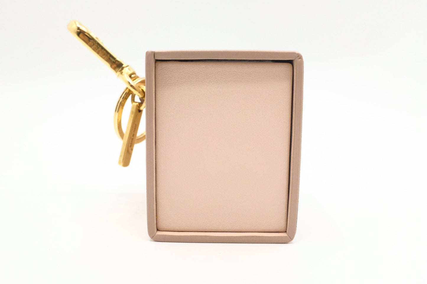 Fendi Box Charm in Light Pink Leather