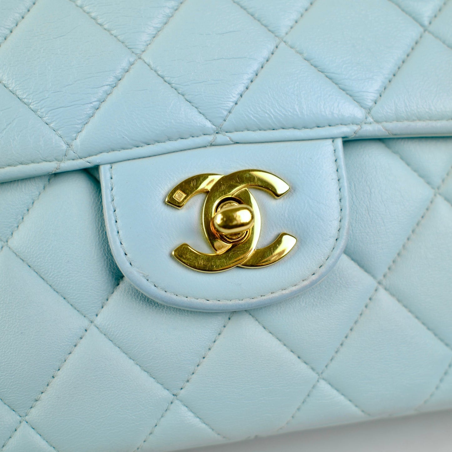 Chanel Double Side Flap Bag Blue