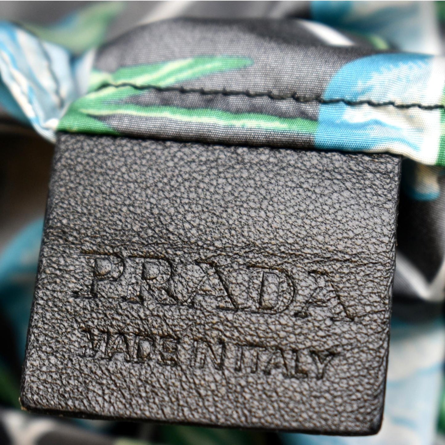 PRADA Rete Fabric Mesh Netted Tote Bag Multicolor
