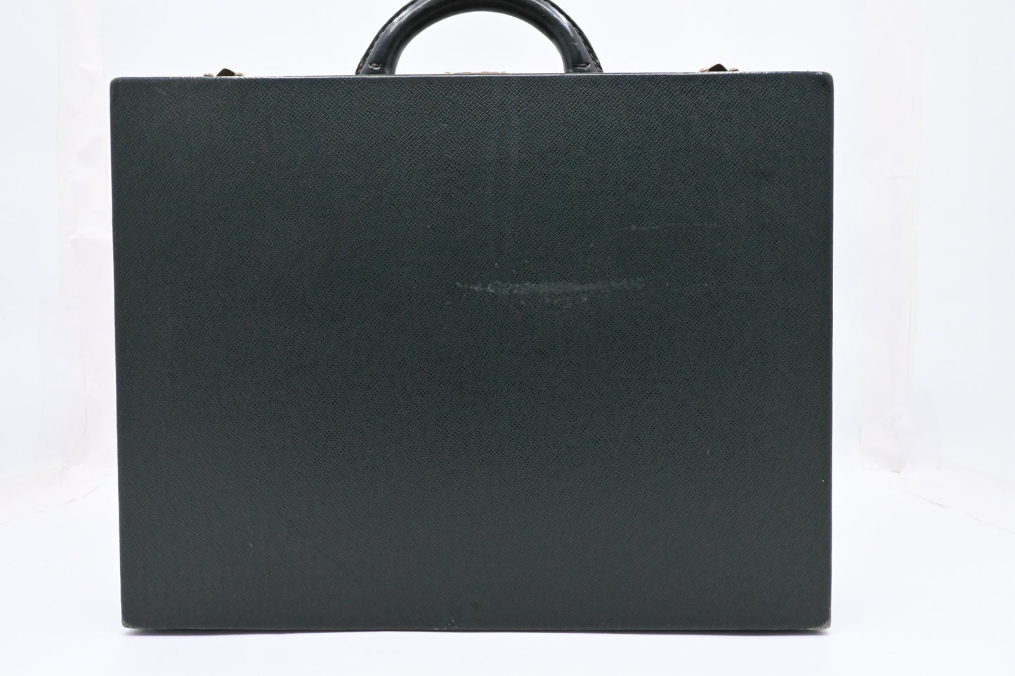 Louis Vuitton Briefcase in Green Taiga Leather