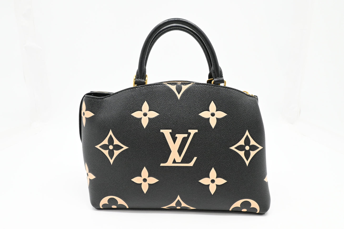 Louis Vuitton Petit Palais in Black Bicolor Monogram Empreinte Leather