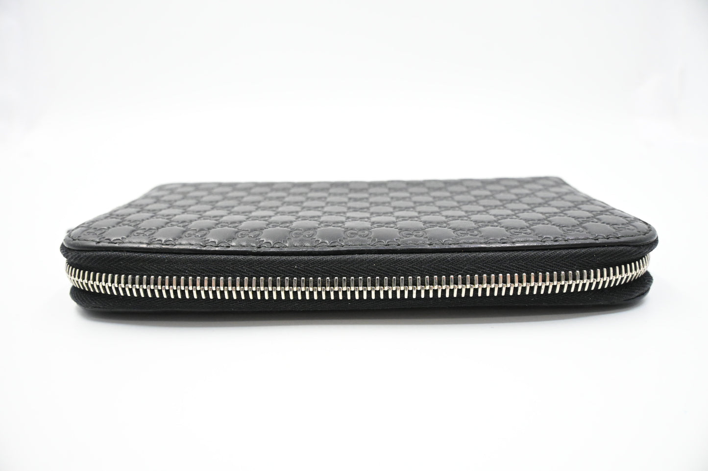 Gucci Long Wallet in Black Microguccissima Leather
