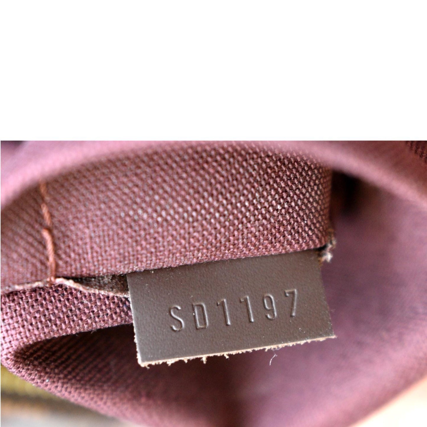 LOUIS VUITTON Iena MM Damier Ebene Shoulder Bag Brown -