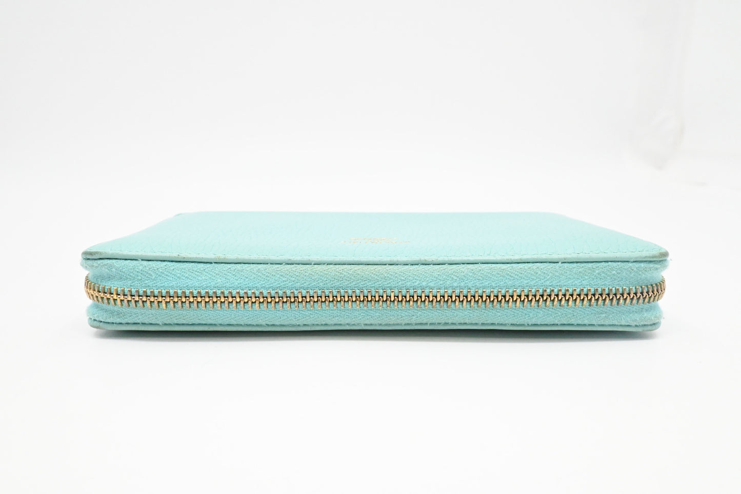 Gucci Zippy Wallet in Teal Leather