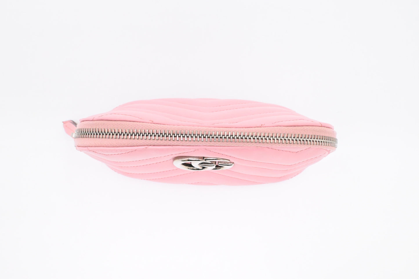 Gucci GG Marmont Pouch in Pink Leather