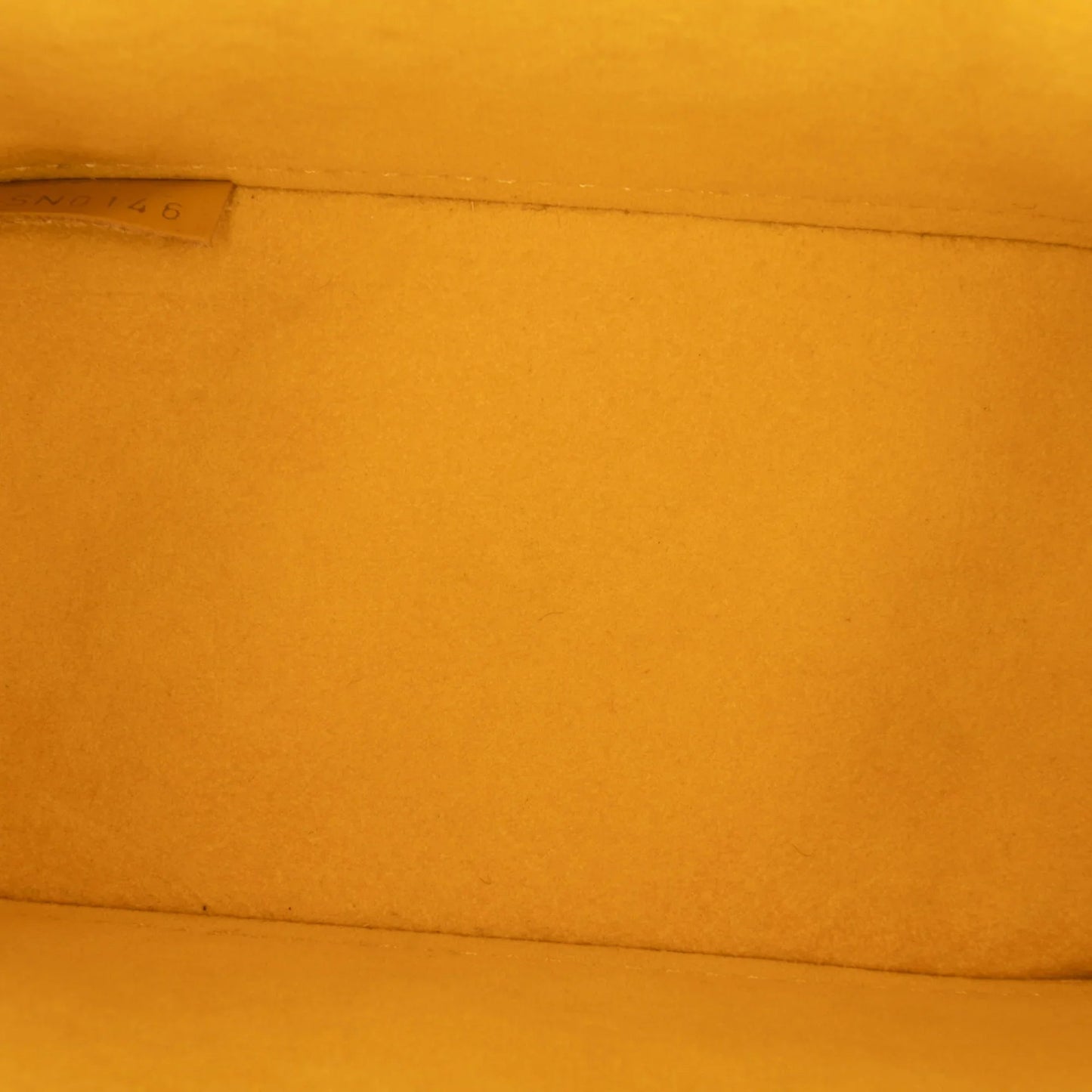Yellow Louis Vuitton Epi Nano Alma Satchel