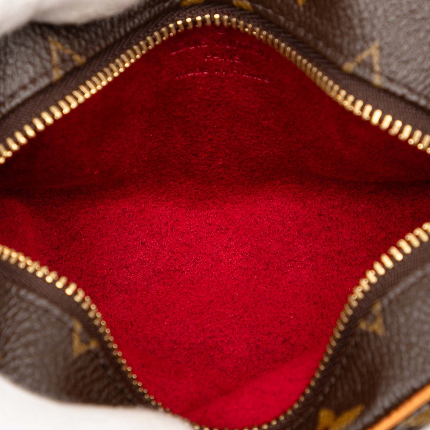 Brown Louis Vuitton Monogram Trousse Wapity Pouch