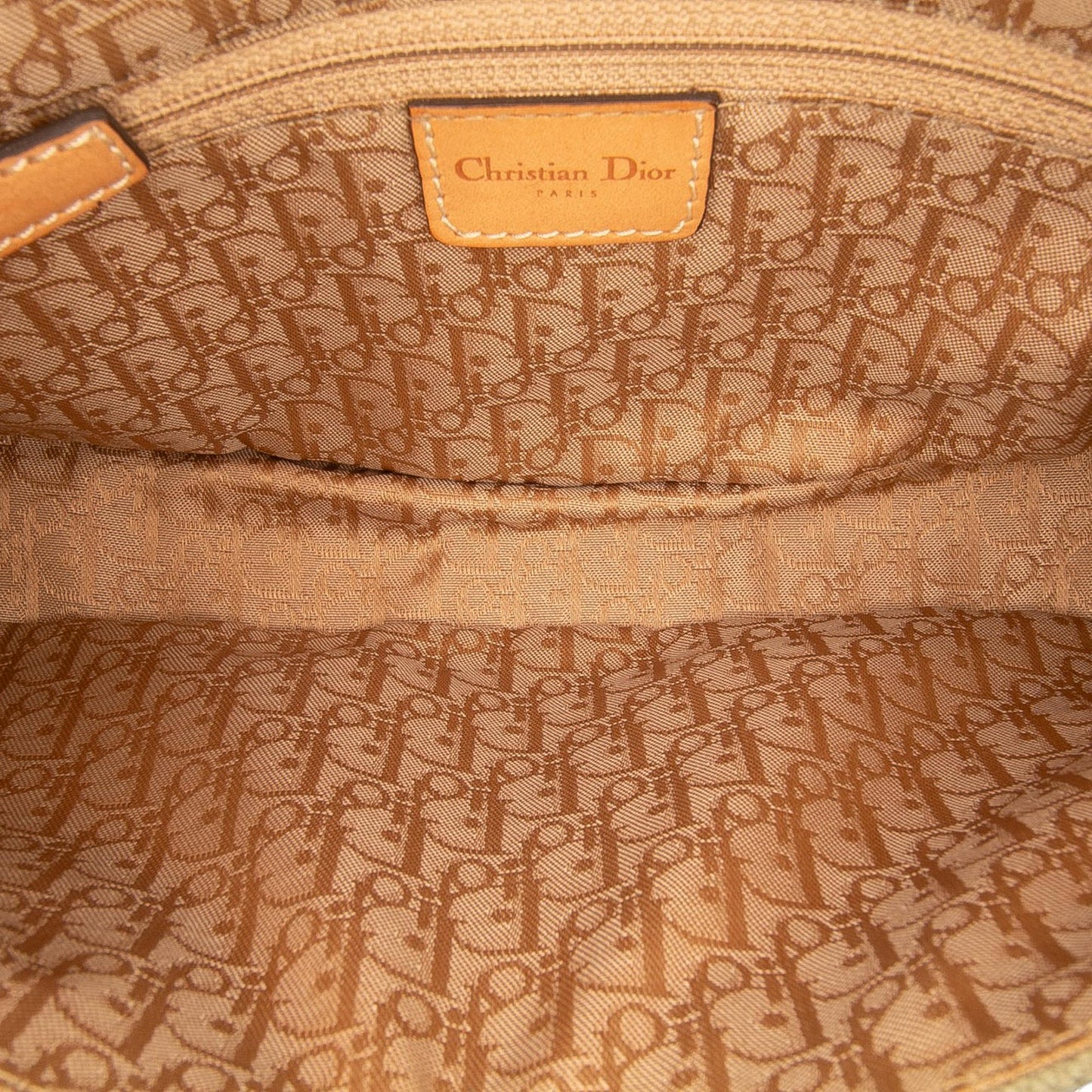Dior Canvas and Leather Street Chic Columbus Shoulder Bag