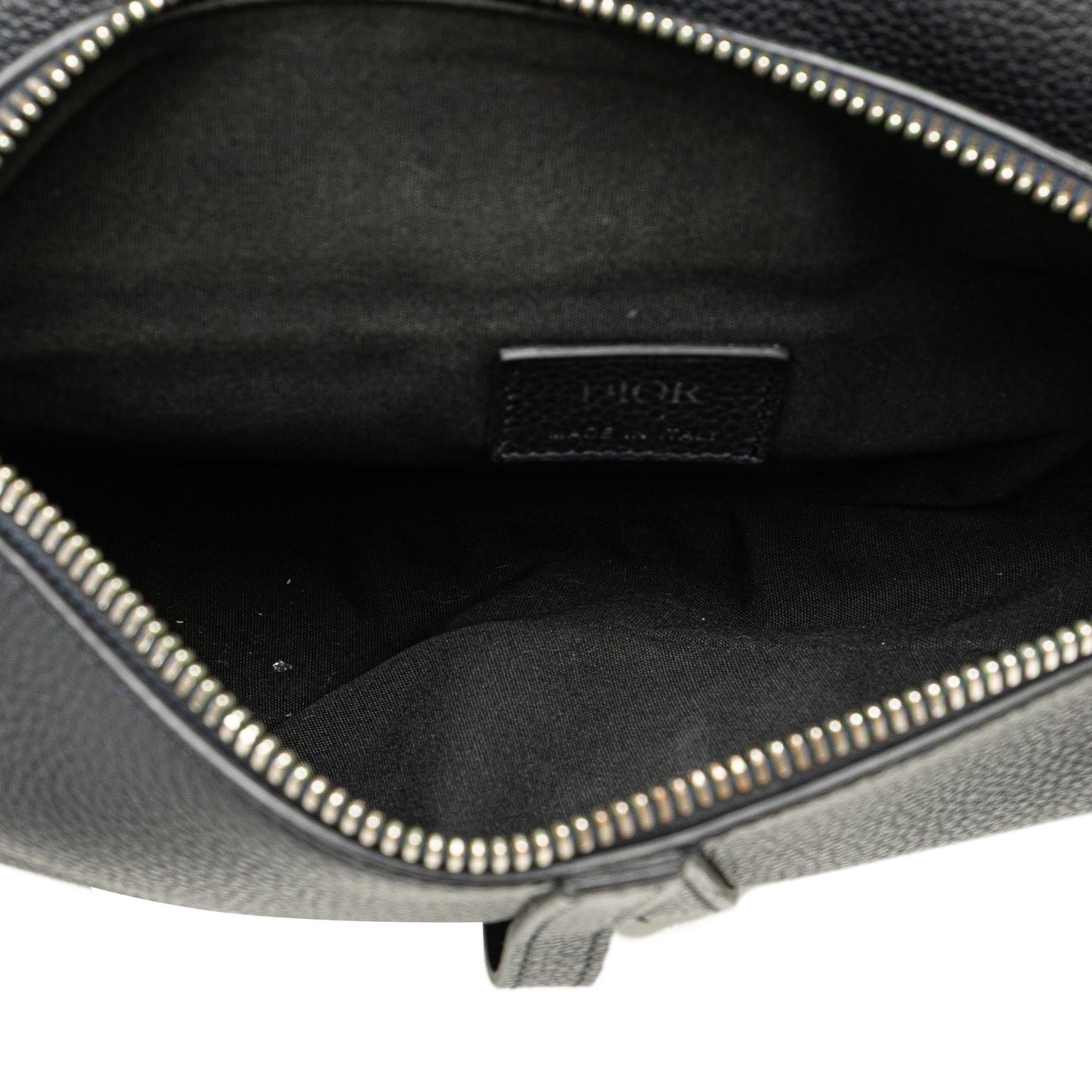 Dior Grained Calfskin Saddle Bag