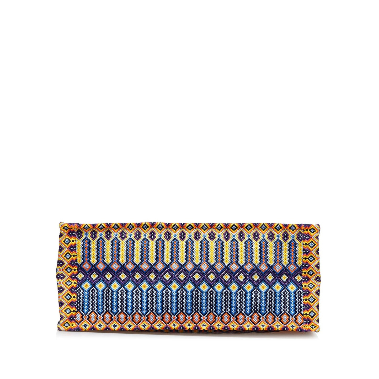 Dior Large Multicolor Embroidered Book Tote (SHG-GboZYw)