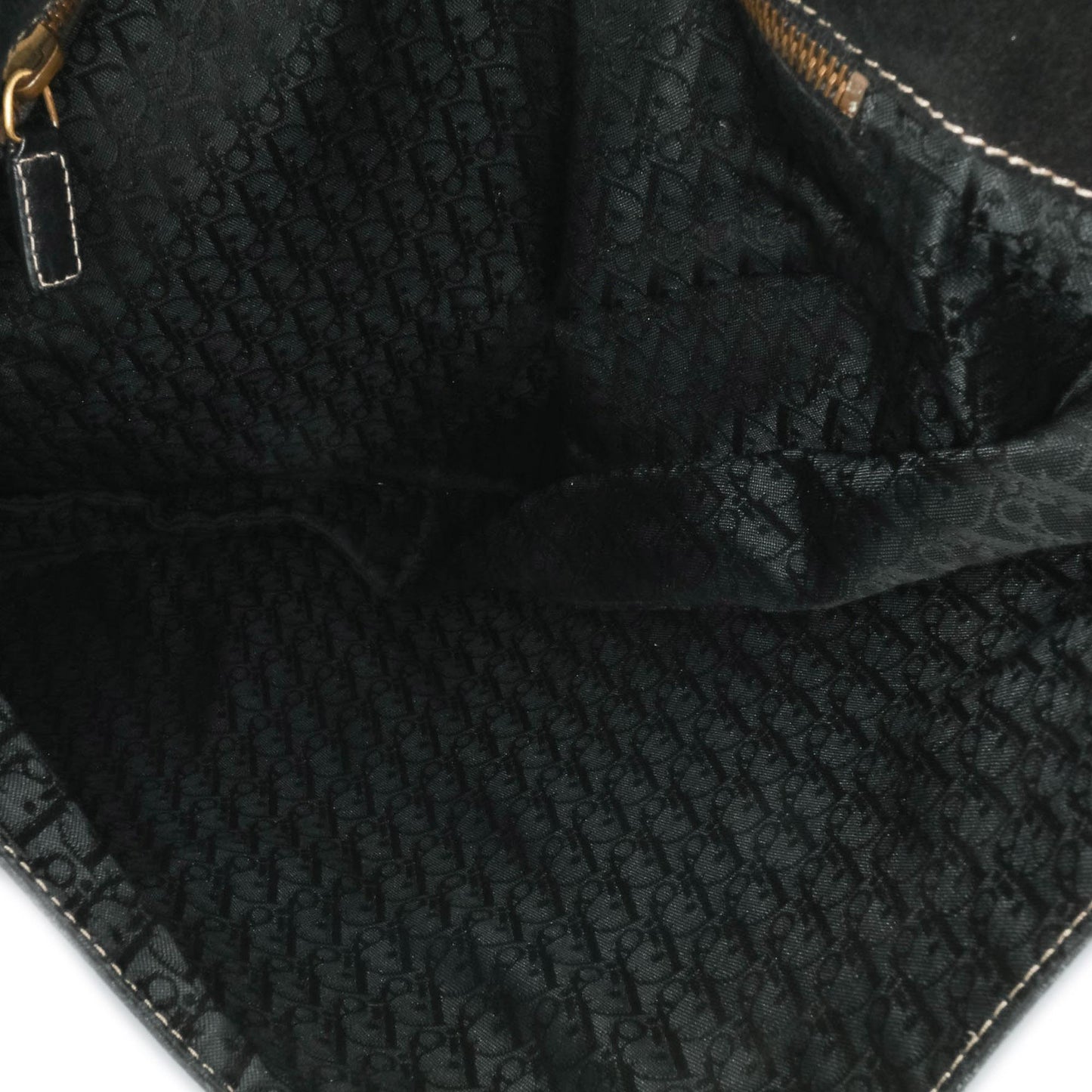 Dior Leather Baudrier Saddle Bag