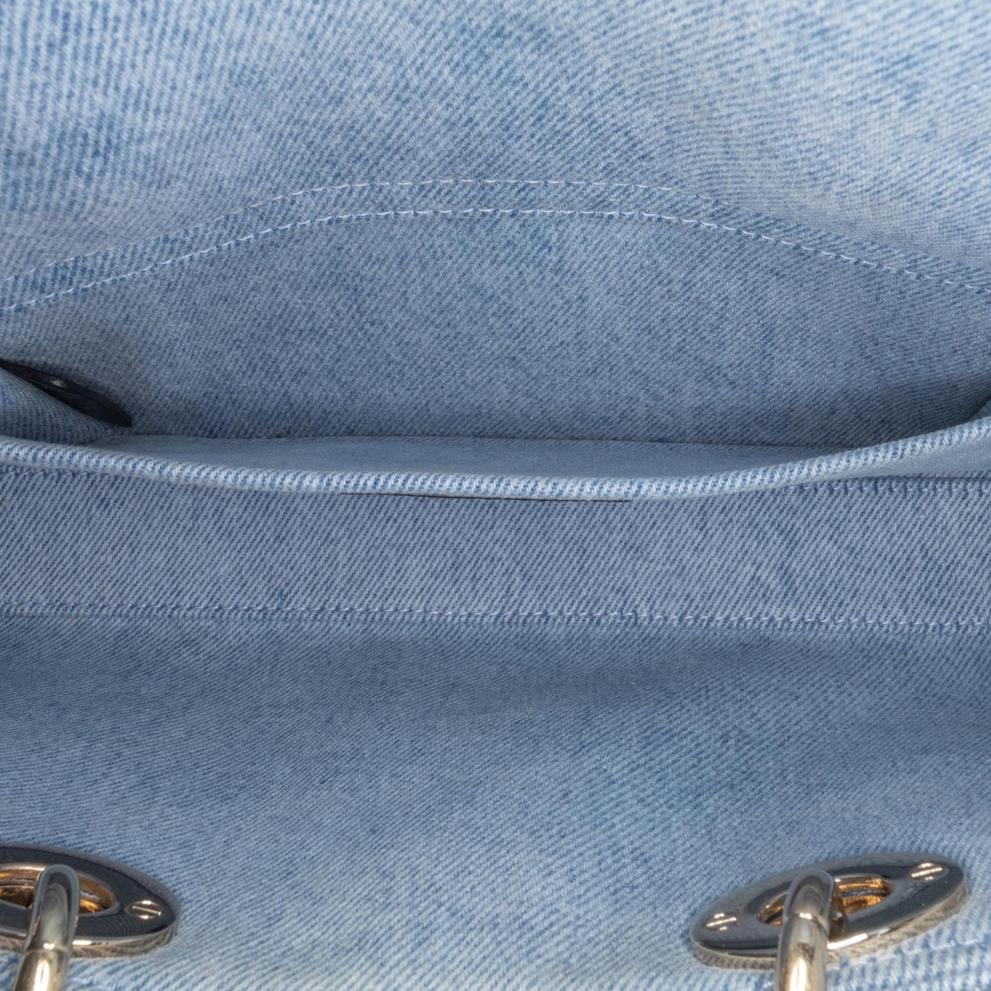 Dior Medium Denim Macrocannage Lady D Joy Satchel