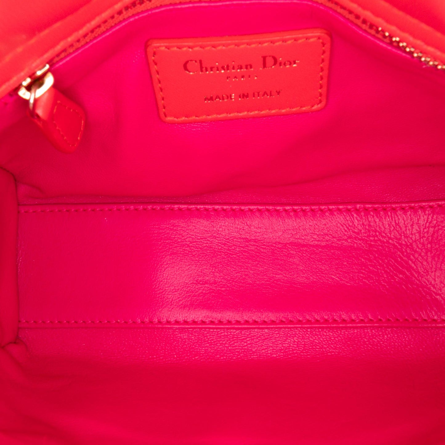 Dior Mini Bicolor Lambskin Cannage Lady Dior