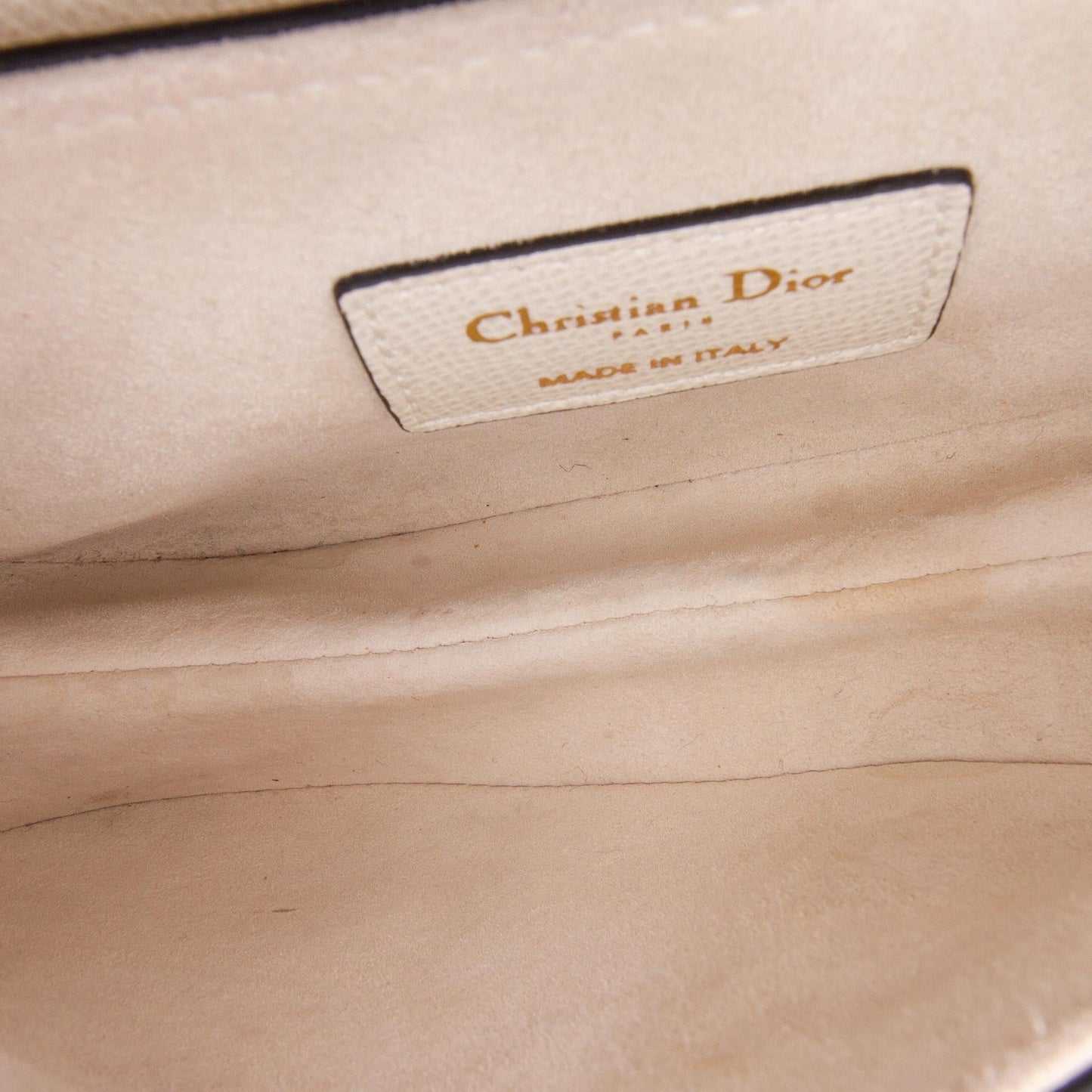 Dior Mini Grained Calfskin Saddle Bag
