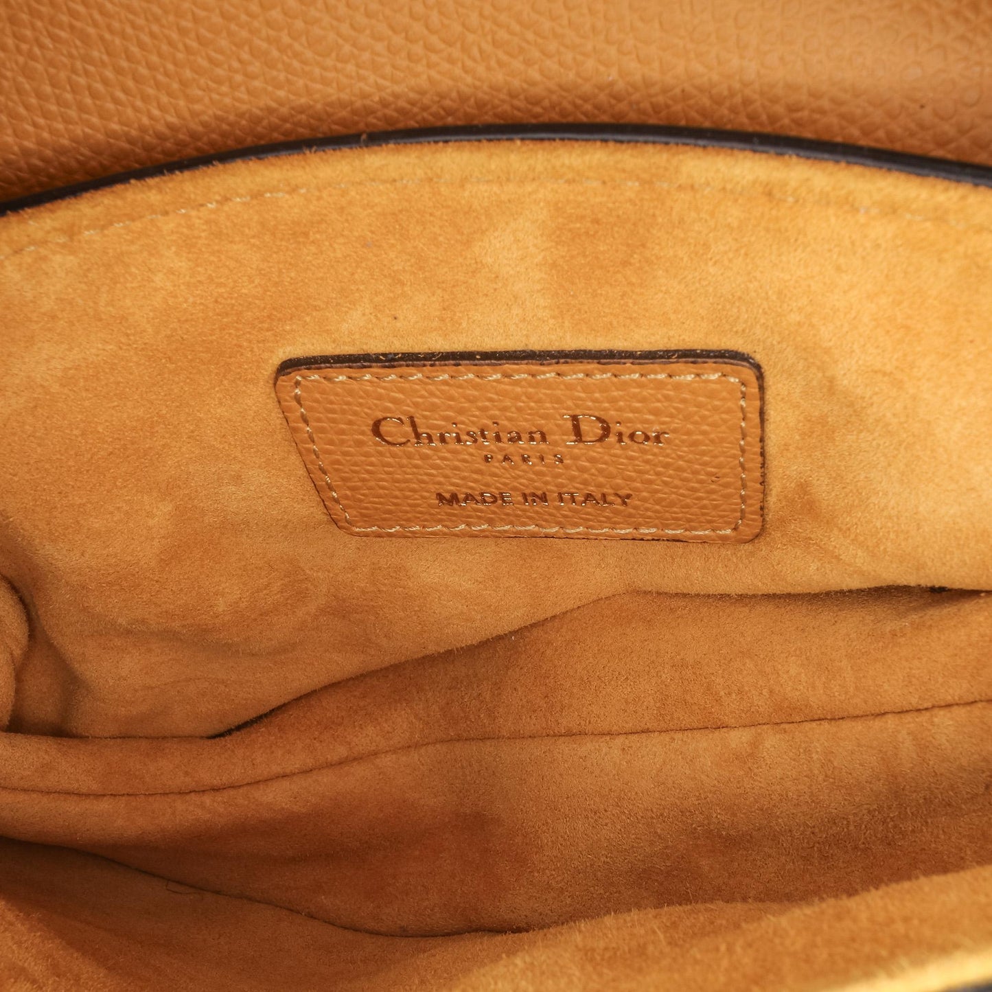 Dior Mini Grained Calfskin Saddle