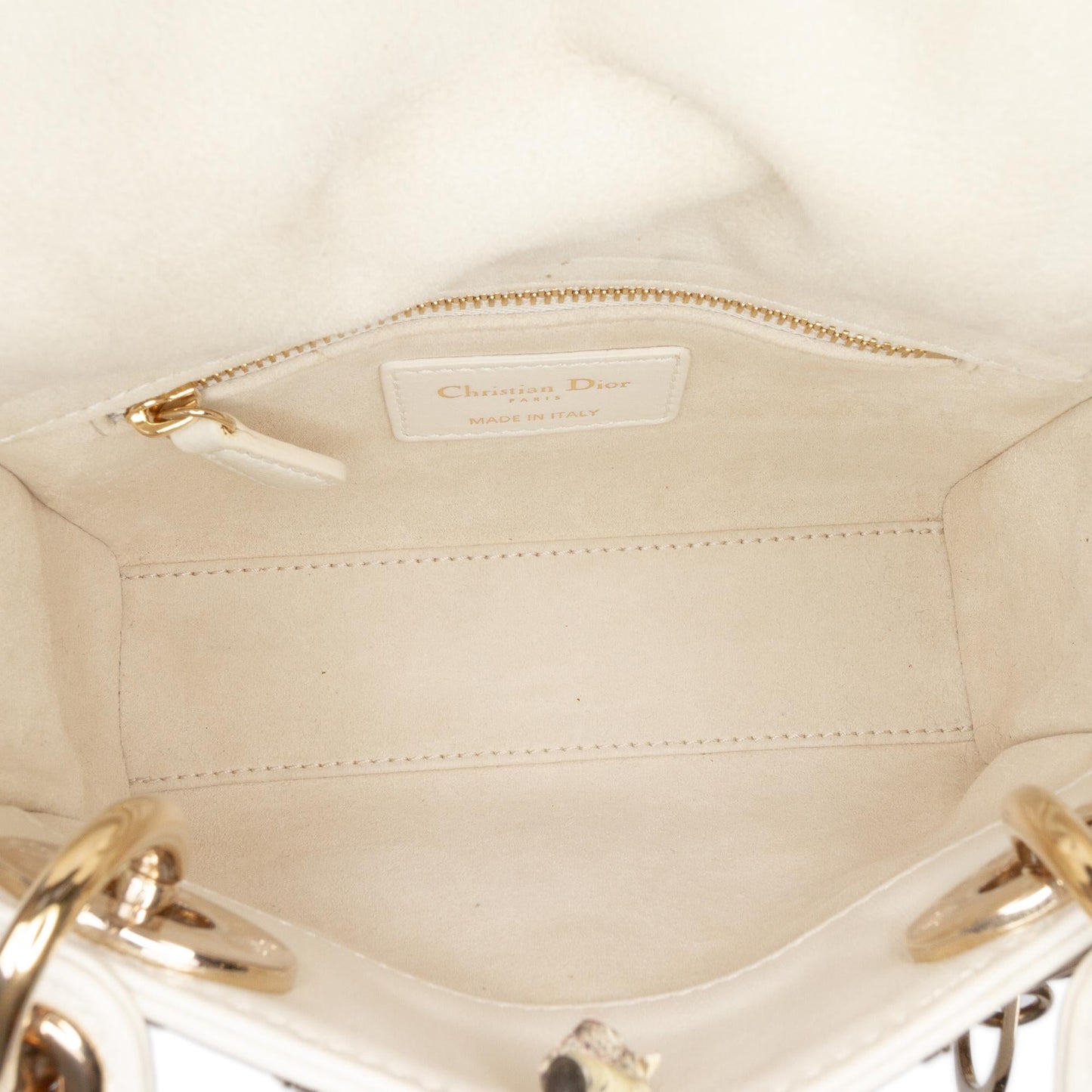 Dior Mini Lambskin Cannage Lucky Star Studded Lady Dior