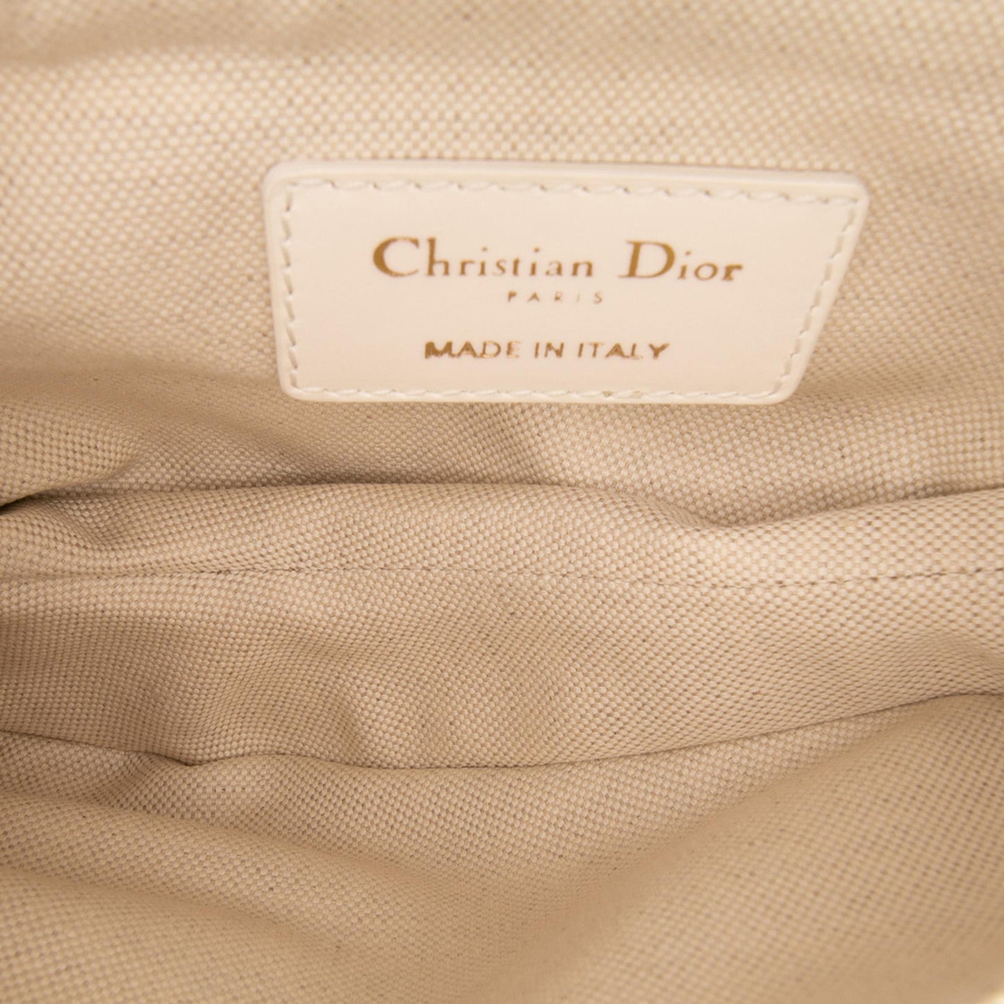 Dior Mini Oblique Canvas Saddle Bag