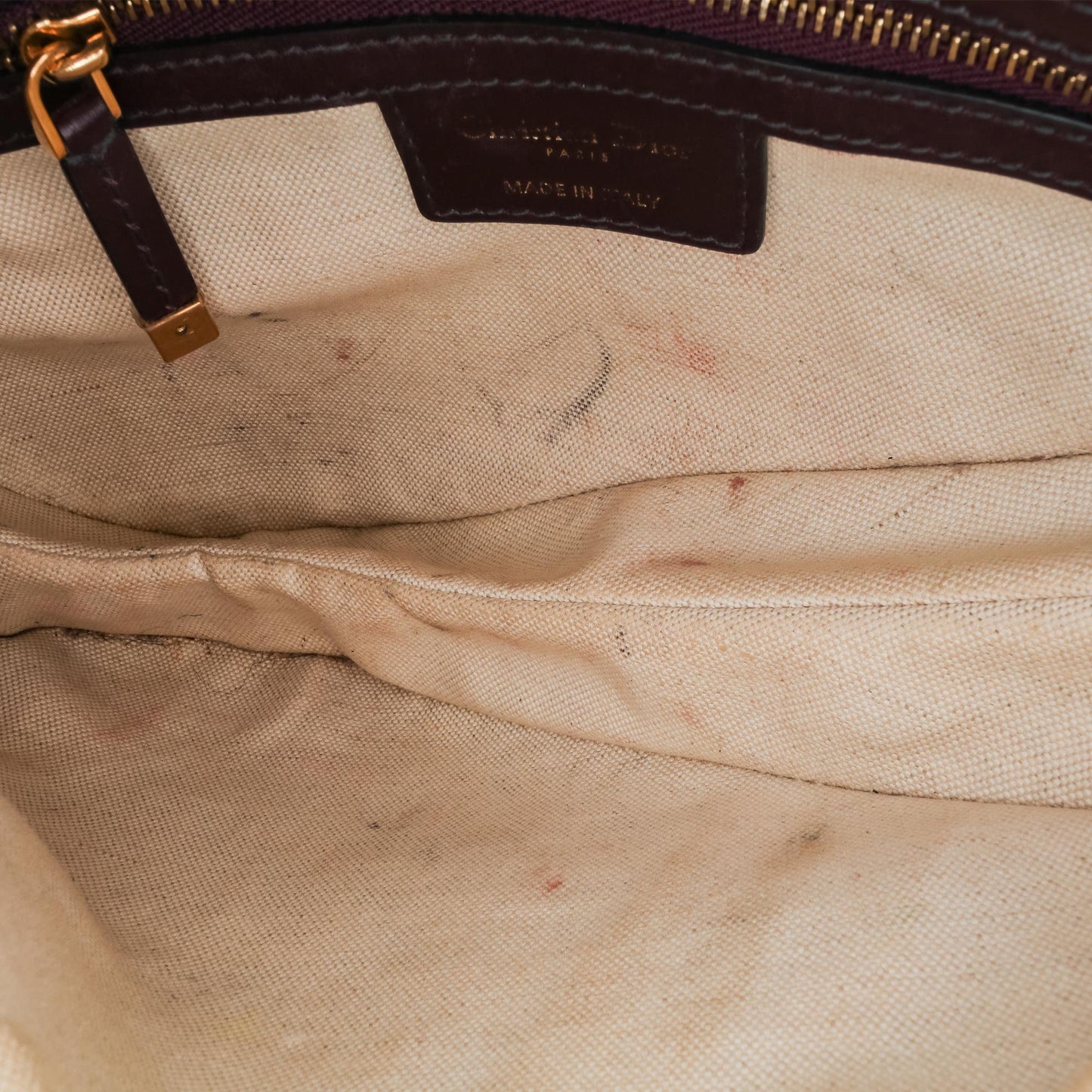 Dior Oblique Canvas Saddle Bag